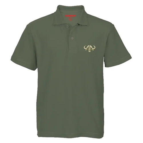 Sniper Military Olive Buffalo Logo s/s Golfer