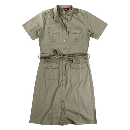 Salty Gambella S/S Bush Dress Desert Khaki