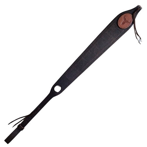 Wildebees Padded Custom Leather Rifle Strap with Thumb Hole