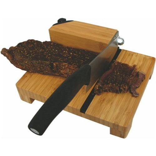 Ultratec Bamboo Biltong Slicer with Carbide knife sharpener