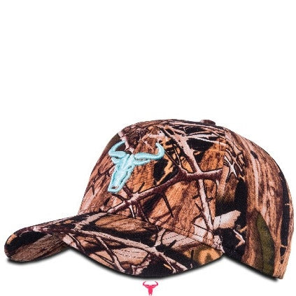 Wildebees Ladies 3D EMB Cap - Black Sekelbos/Aqua