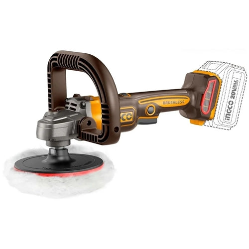INGCO CORDLESS POLISHER 20V 180MM -APLI20181