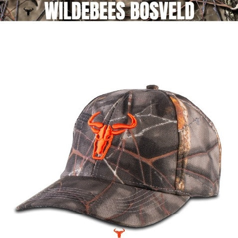 Wildebees Mens 3D Bosveld Camo Cap