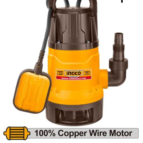 INGCO Sewage Submercible Pump 750W, 1HP - SPD7508