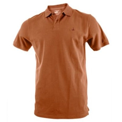 Urban Cotton Stretch Golfer, Rust