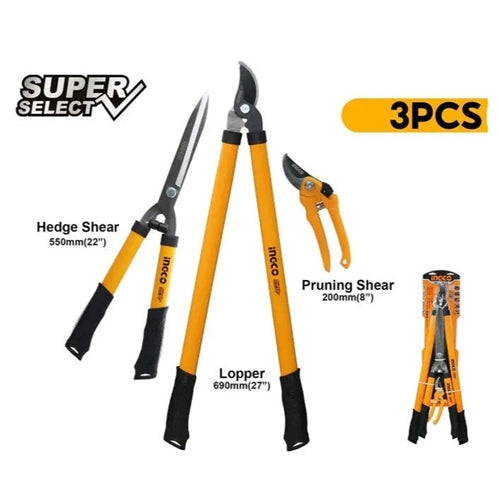 INGCO GARDEN SHEAR 3PCS SET HLT78033