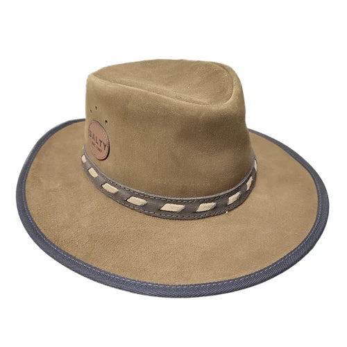 Elephant Suede Leather Hat