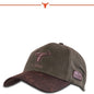 Wildebees 2 Tone Oilskin Logo Cap - Olive/Choc