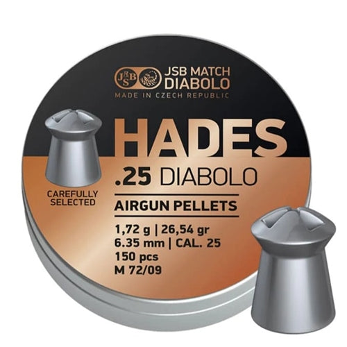 JSB HADES 6.35MM (0.25) *300 PER TIN 26.54 GRAIN (No Returns)