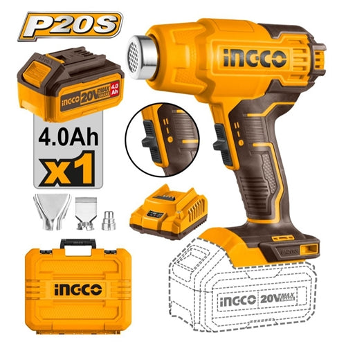 INGCO CORDLESS HEAT GUN -HGLI20025