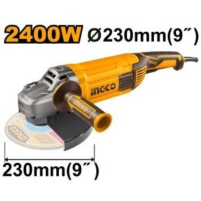 INGCO ANGLE GRINDER 230X2400W AG24008