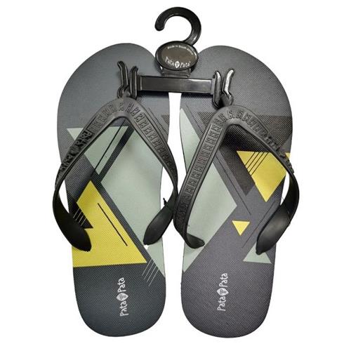 Pata Pata Mens Flip Flop Blk S6/7