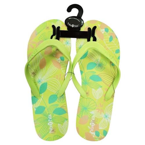 Pata Pata Ladies Flip Flop Lime