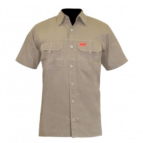 Mens Adventure Shirt S/S Khaki